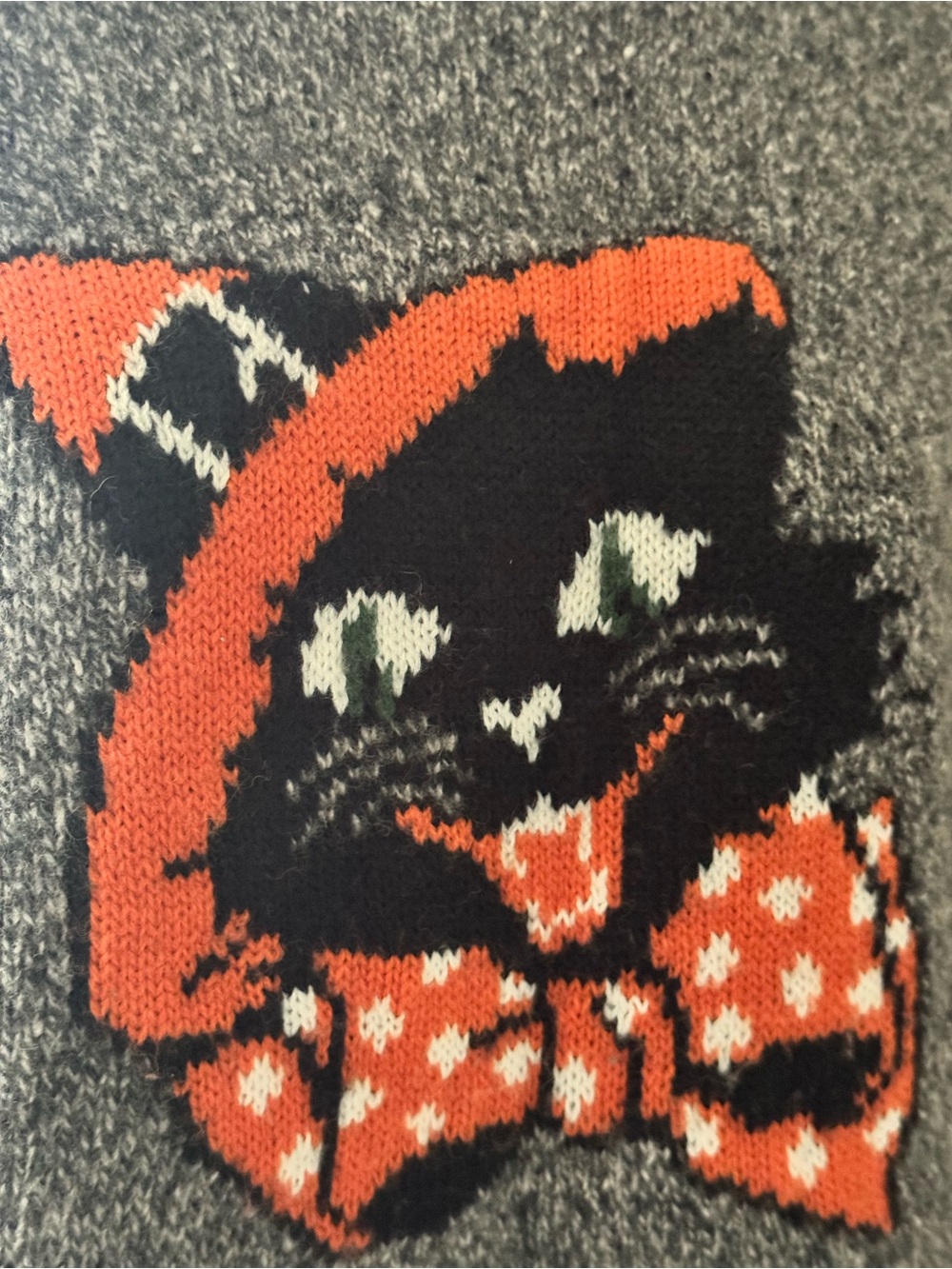 KIEL JAMES PATRICK Spooky Season Black Cat Halloween Sweater - Women’s Small - Picture 4 of 12